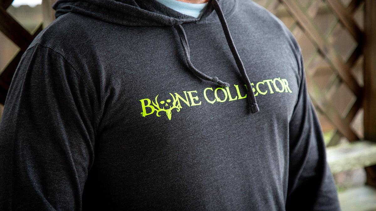 Men's BC Black/Charcoal Scripted LTWT Hoodie
