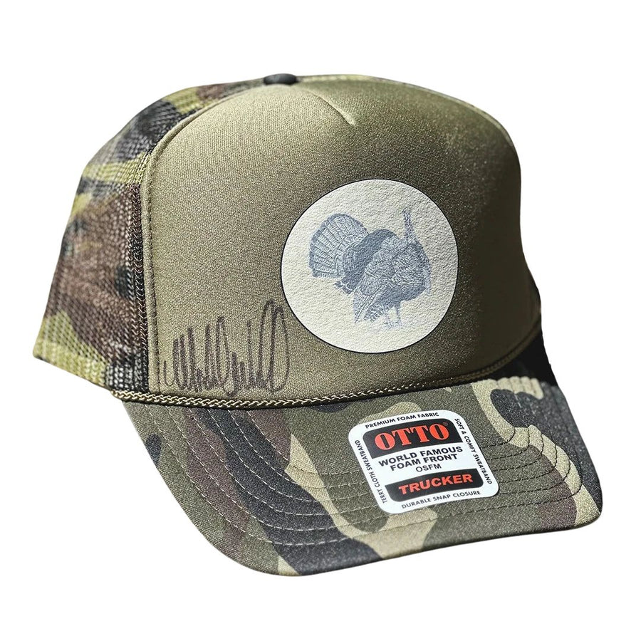 Signed Camo Turkey Foam Trucker Hat