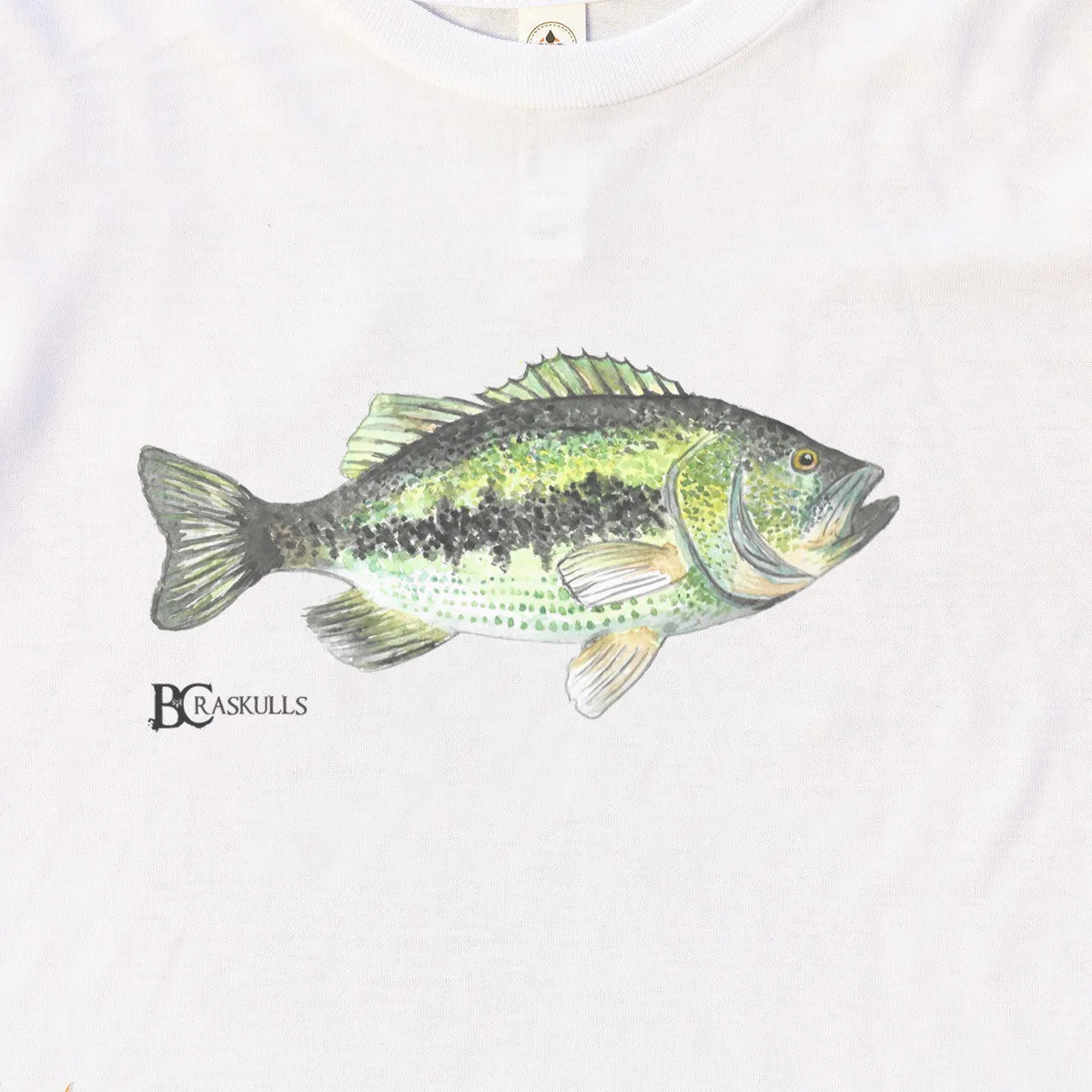 bc raskulls kids bass graphic tee close up
