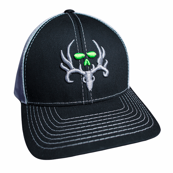 Black/White Bone Collector Logo Snapback