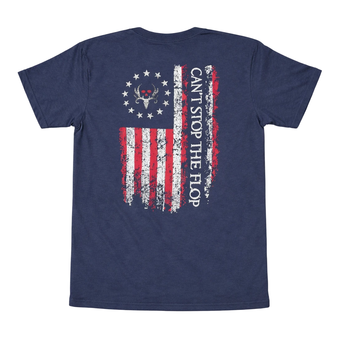 Bone Collector Campaign 2026 Flag Tee – Durable, Breathable Hunting