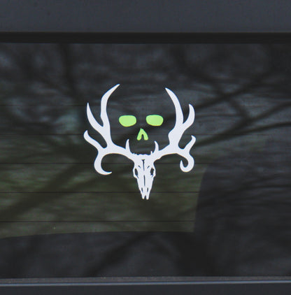 Bone Collector Skull Decal 4"
