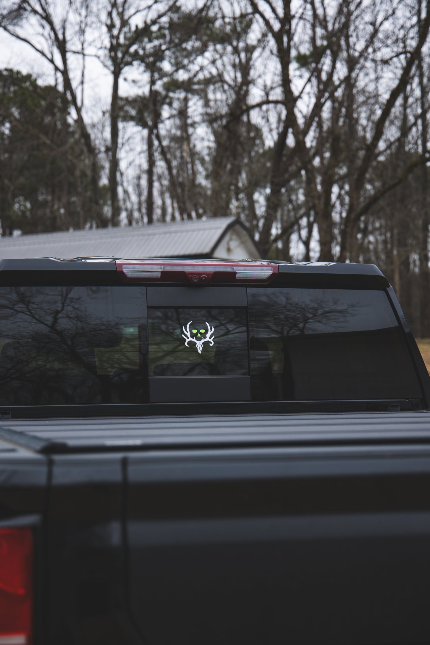 Bone Collector Skull Decal 4"
