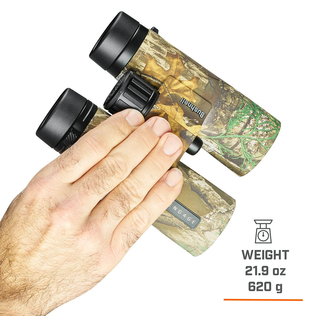 10X42mm Engage X Real Tree Edge Bone Collector Binoculars weight