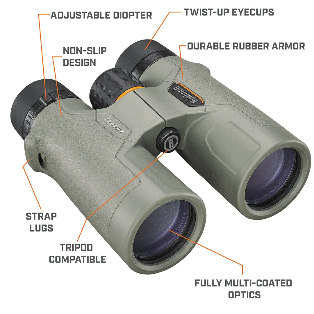 Bone Collector 10x42 Binoculars | Rugged, Clear, Waterproof