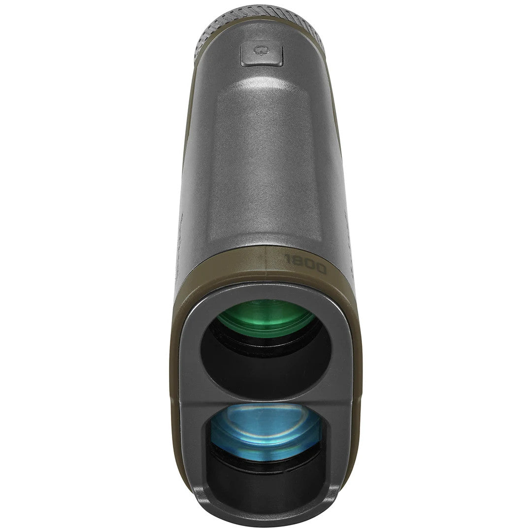 6x25 Bone Collector 1800 Black Gray Laser Range Finder Gen2 angled front