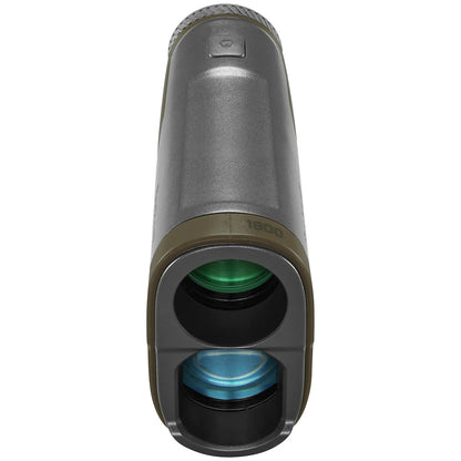 6x25 Bone Collector 1800 Black Gray Laser Range Finder Gen2 angled front