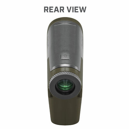 6x25 Bone Collector 1800 Black Gray Laser Range Finder Gen2 rear view