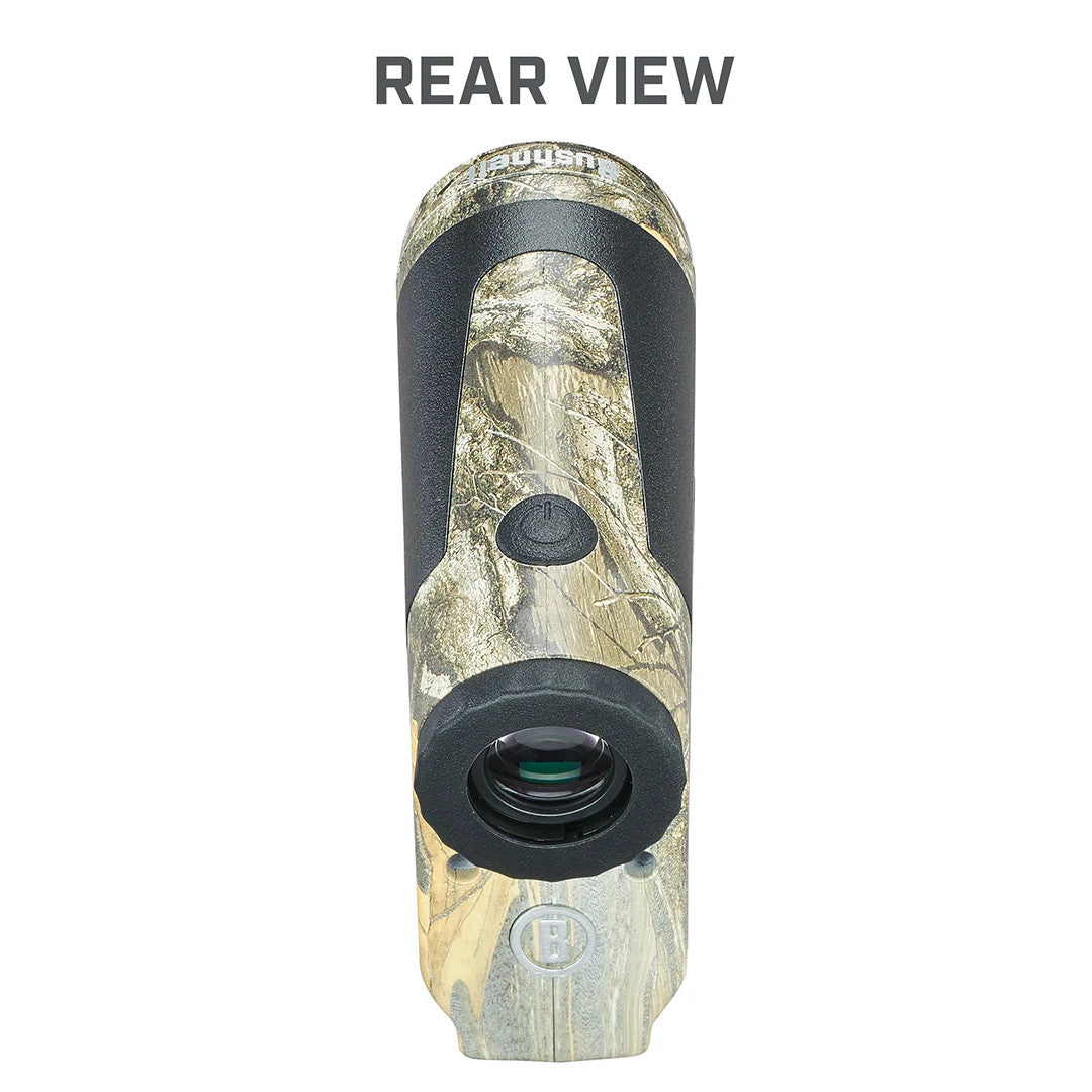 6x25 Bone Collector 850 Real Tree Edge Laser Rangefinder rear view