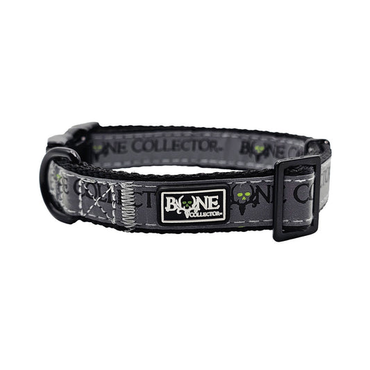 Bone Collector Reflective Pet Collar