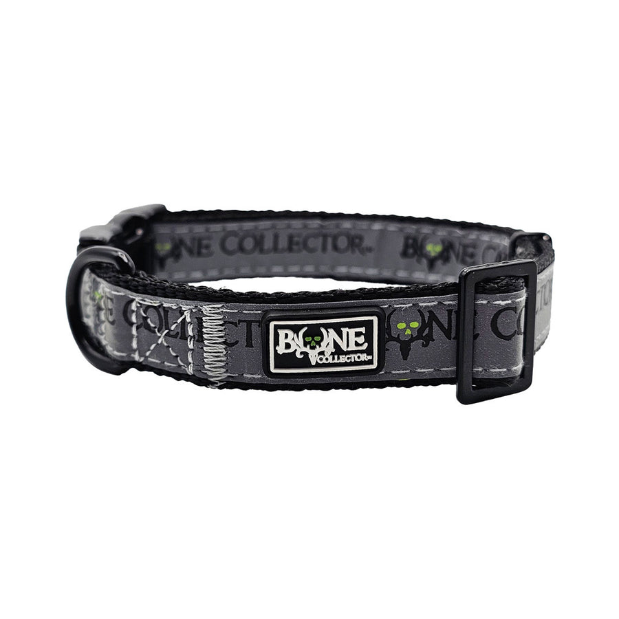 Bone Collector Reflective Pet Collar