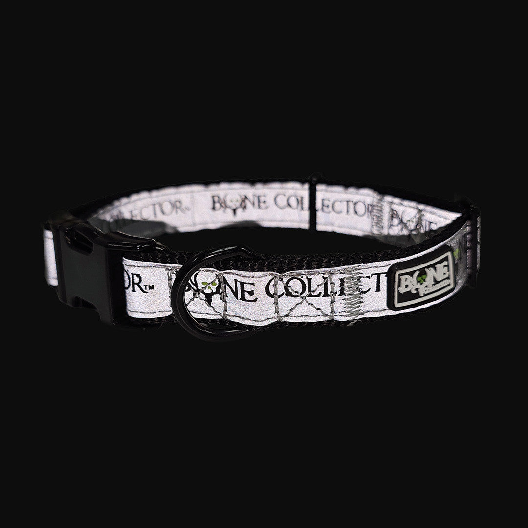 Bone Collector Reflective Pet Collar