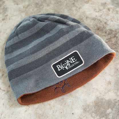 Acrylic Stripes Reversible Beanie