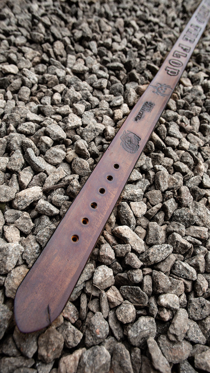 Bone Collector Can't Stop The Flop Adult Leather Belt