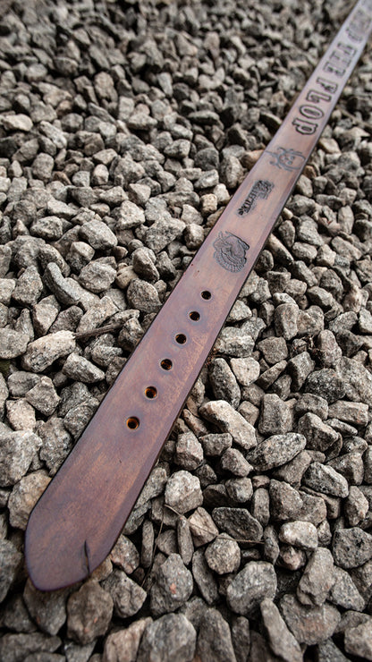 Bone Collector Can't Stop The Flop Adult Leather Belt