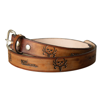 Bone Collector Custom Adult Leather Belt