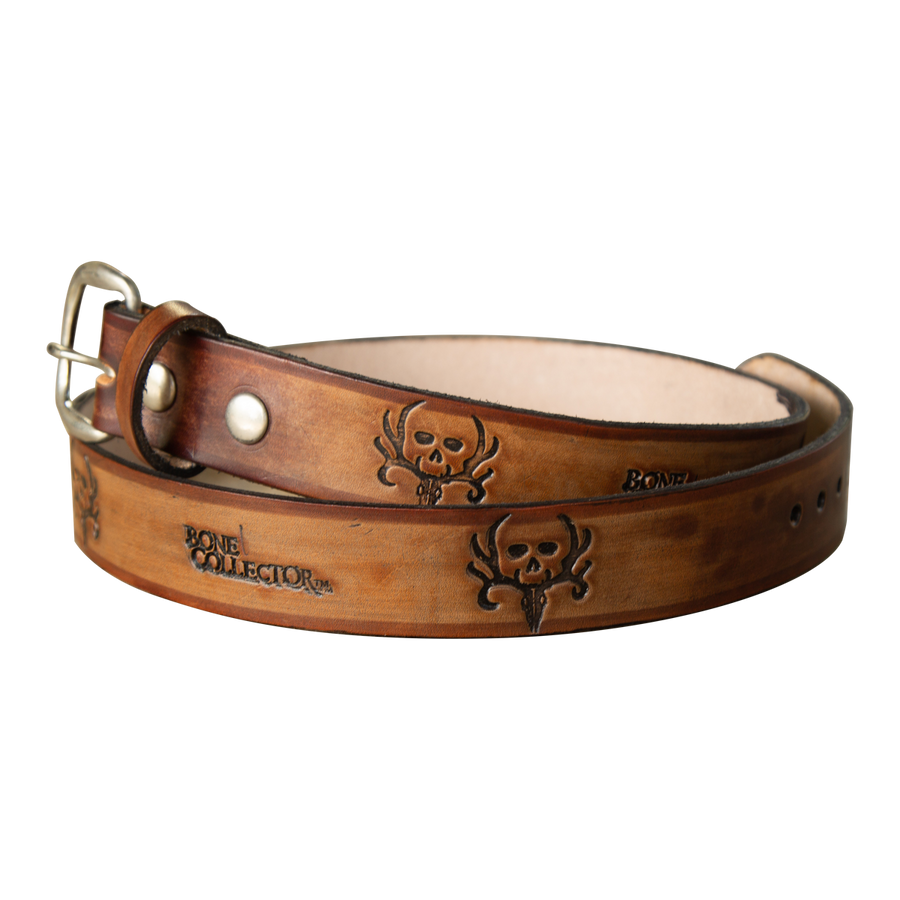 Bone Collector Custom Adult Leather Belt