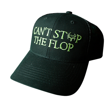 Can't Stop The Flop Black Mesh Back Cap