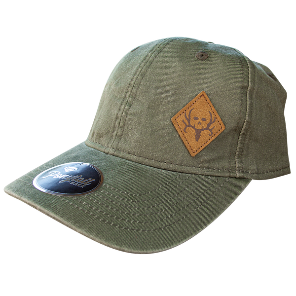 Women's Leather Patch Pony Tail Holder Hat