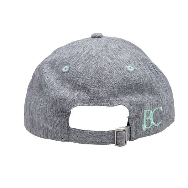 BC Heather Grey/Aqua Teal Performance Hat