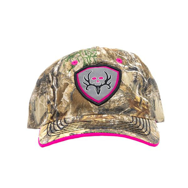 Bone Collector Women's Pink Realtree Edge Hunting Hat | Earned &
