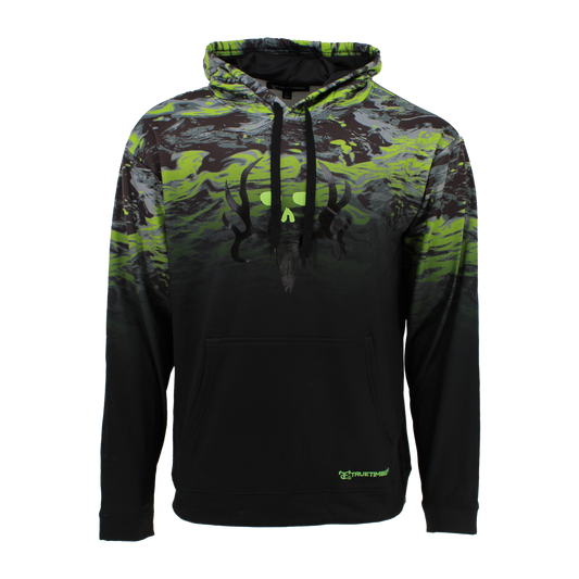 Bone Collector Dropshot Gradient Hoodie - Caiman Flash/Black