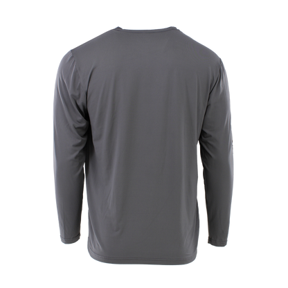 Bone Collector Long Sleeve Performance Shirt - Cool Gray