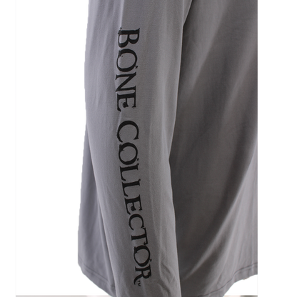 Bone Collector Long Sleeve Performance Shirt - Cool Gray