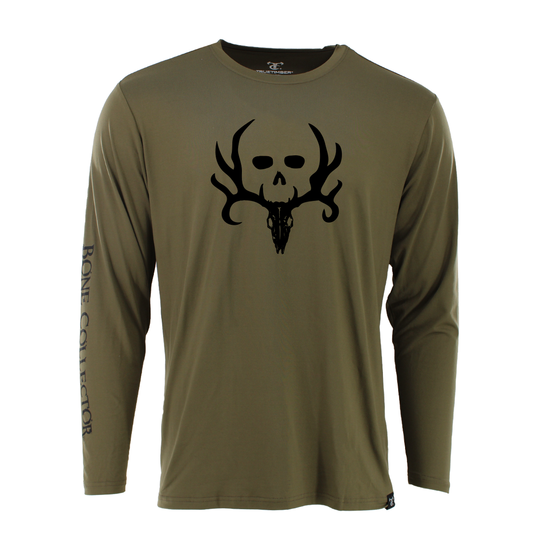 Bone Collector Long Sleeve Performance Shirt - Olive Night