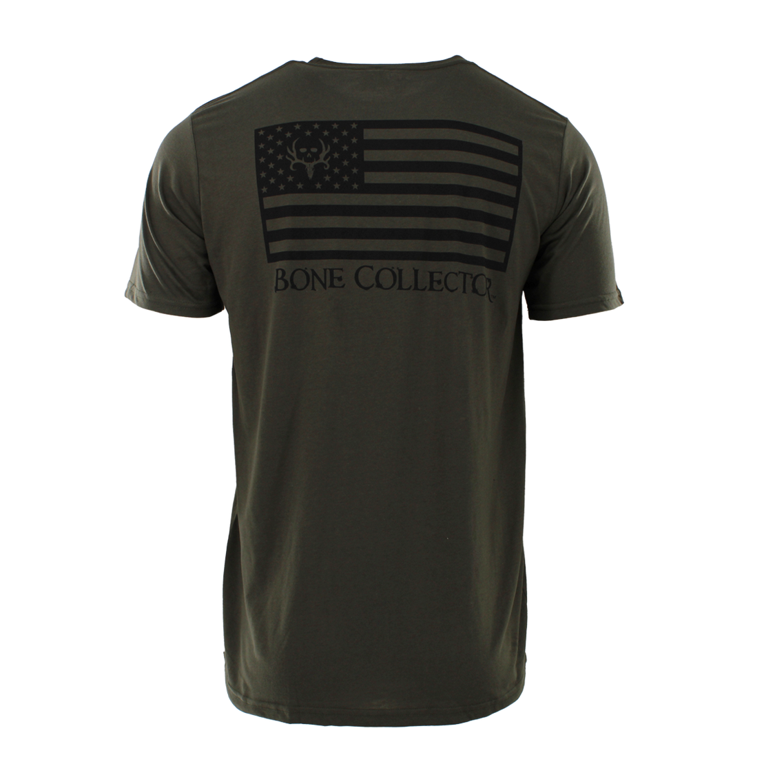 Bone Collector Short Sleeve Durasoft Flag Tee - Forest Night