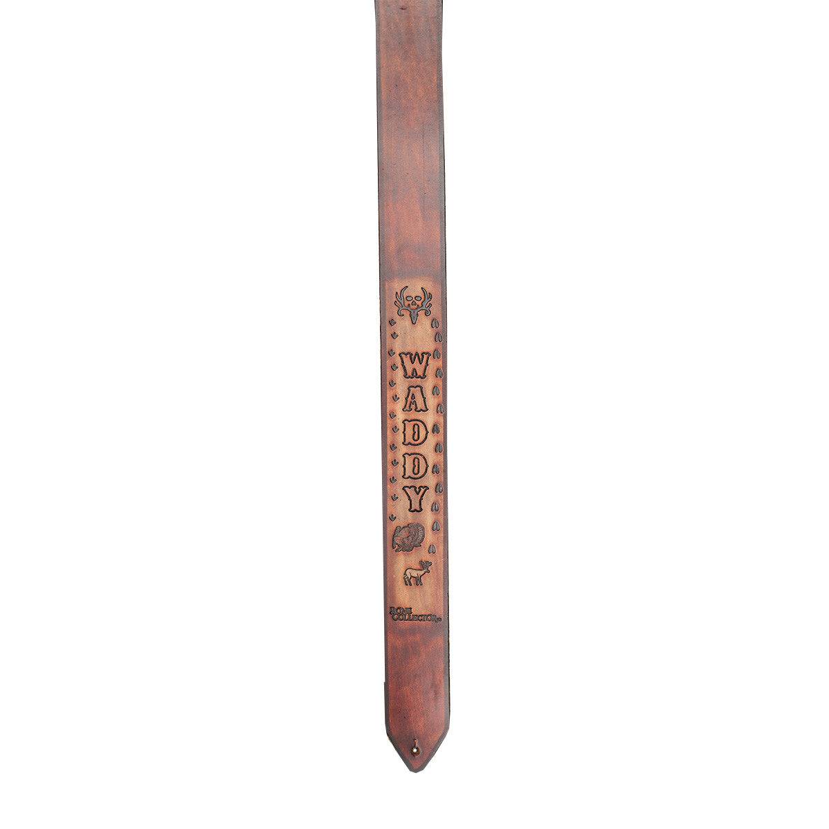 Bone Collector Custom Leather Guitar Sling