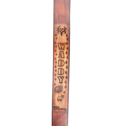 Bone Collector Custom Leather Guitar Sling