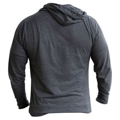 Men's BC Black/Charcoal Scripted LTWT Hoodie