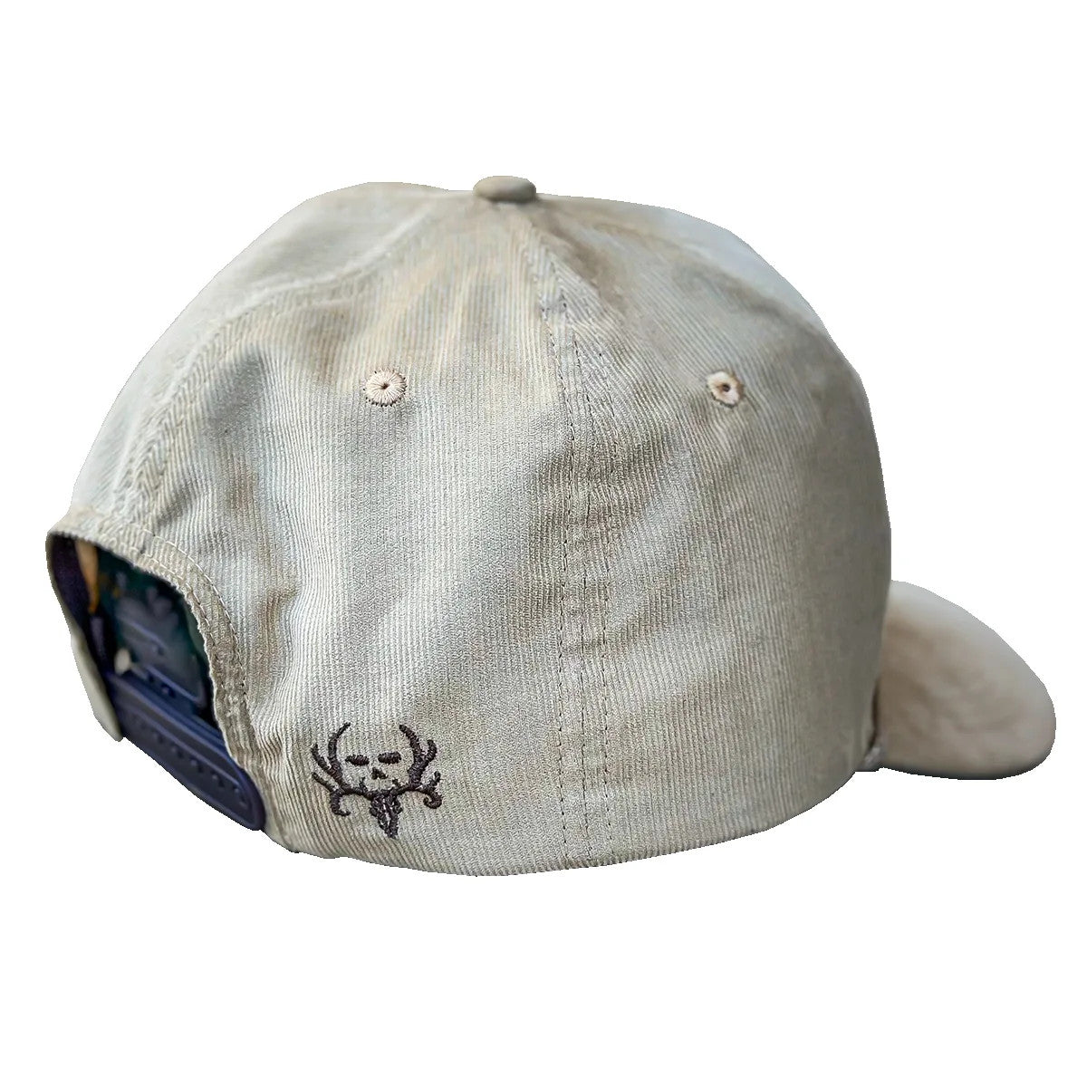 Corduroy Deer Americana Patch Cream back