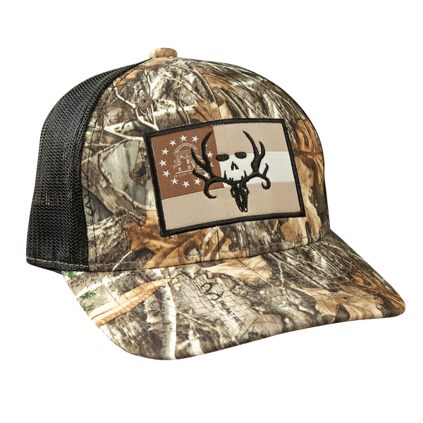 Georgia Flag Snapback w/ Edge Camo