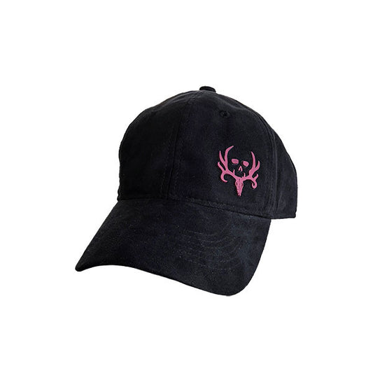 BC Women's Black Suede Cap