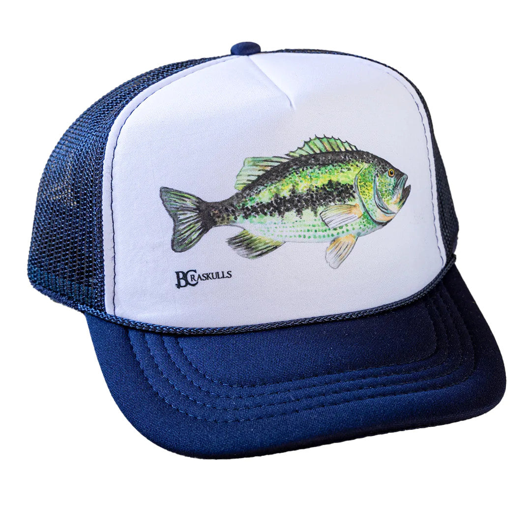 Bc Raskulls Bone Collector Youth Big Bass Hat | Durable Sun Protection for Young