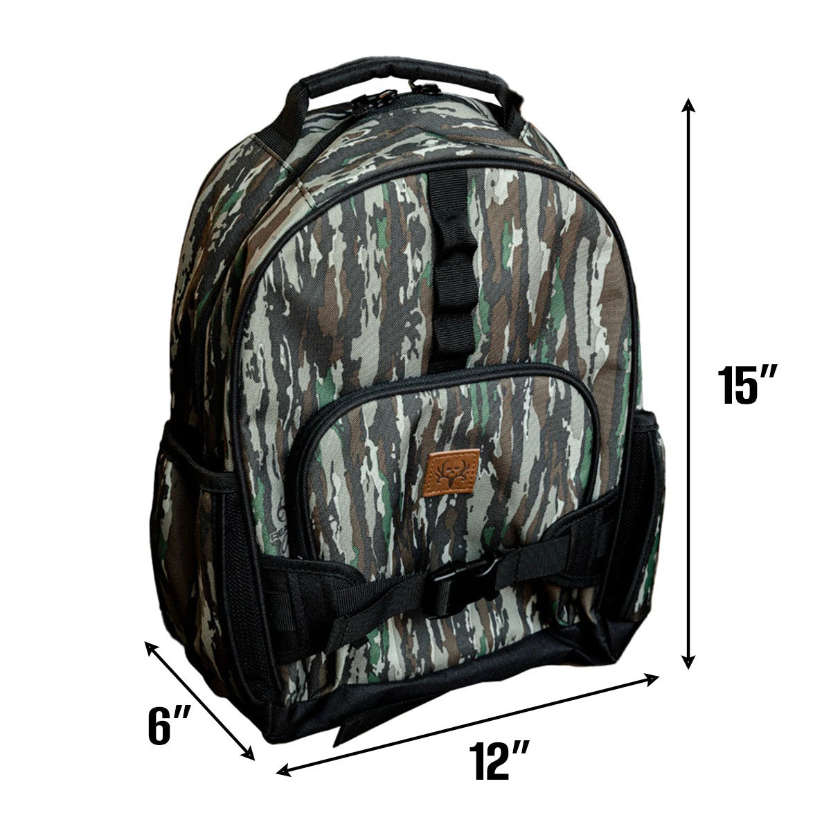 bc raskulls kids camo backpack dimensions