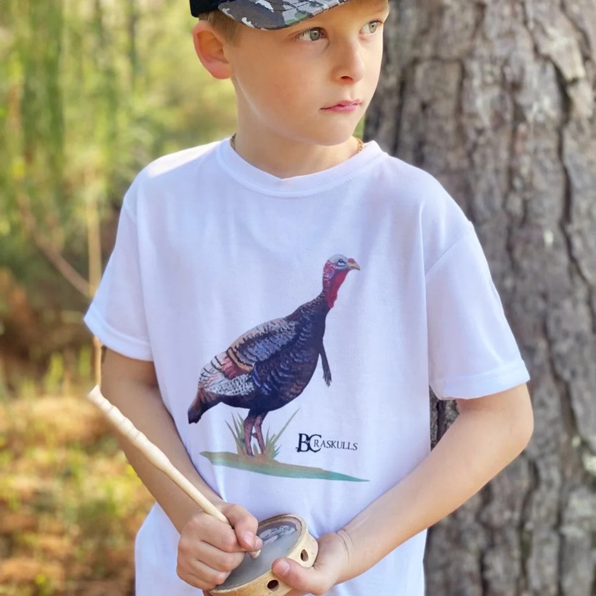 Bc Raskulls Kids' Longbeard Graphic T-Shirt - Rugged Hunting Style for Young – Bone ...