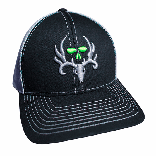 Black/White Bone Collector Logo Snapback