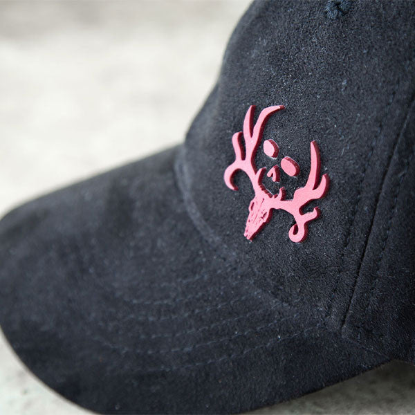 BC Women's Black Suede Cap