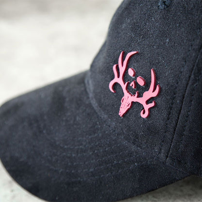 BC Women's Black Suede Cap