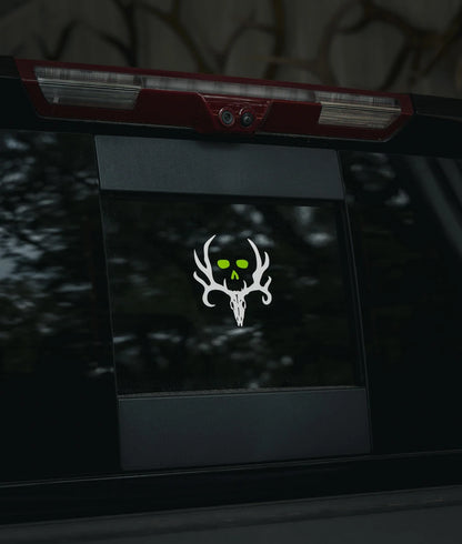 Bone Collector Skull Decal 4"