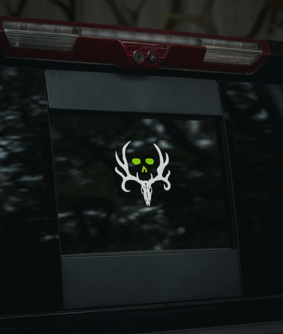 Bone Collector Skull Decal 4"