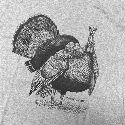 heads up strutter tee hand-drawn turkey graphic