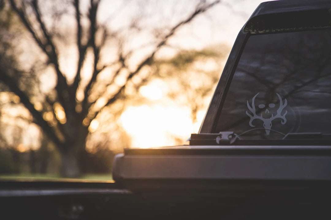 Bone Collector Skull Decal 4"