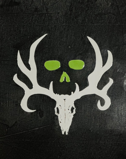 Bone Collector Skull Decal 4"