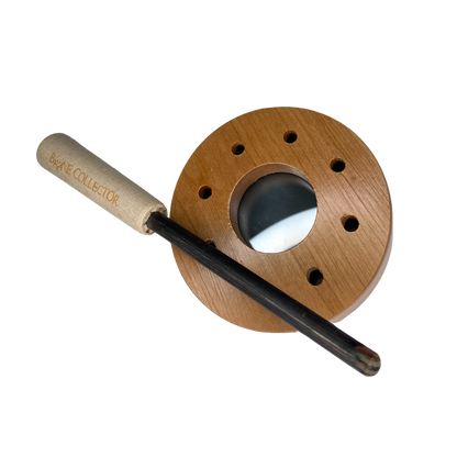 bone collector Alter Ego Turkey Friction Call-Double Sided Cherry Pot with Slate On Top and Glass On Bottom backside