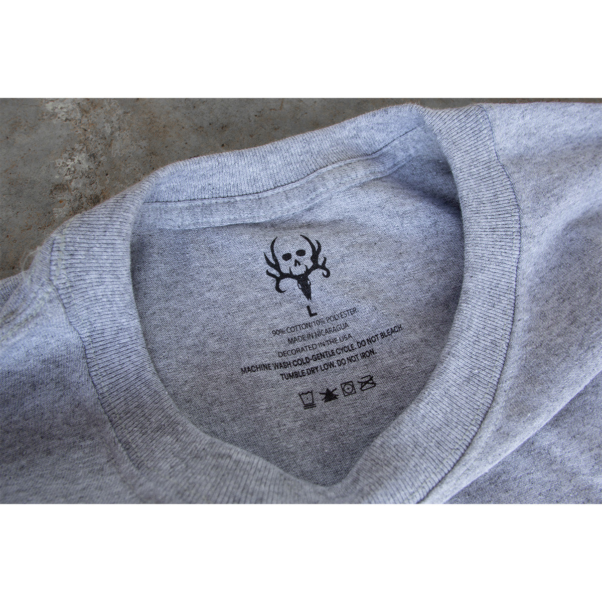 bone collector brotherhood stars - sport grey tag