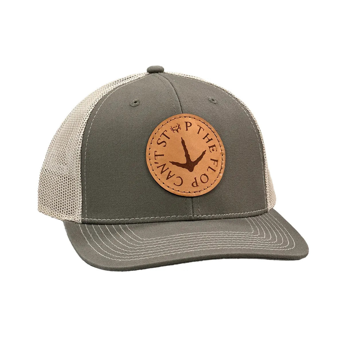 bone collector cstf olive patch hat front